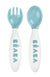 Beaba Training Fork And Spoon 2nd Age Windy Blue