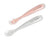 Beaba Silicone Spoon 1st Age Set Of 2 + Box Old Pink