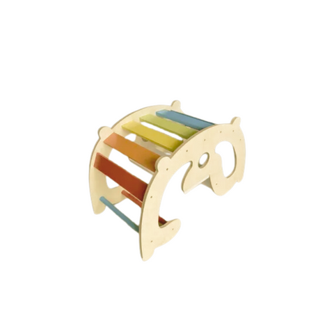2 in 1 Rainbow Climber and Rocking Horse