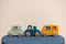 Trixie - Wooden animal car set