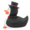 Lilalu-Bath Toy-Penguin Duck - Black/White - www.toybox.ae