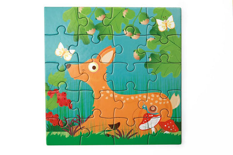 Magnetic Puzzle Book To Go - Forest Life 20 Pcs - www.toybox.ae