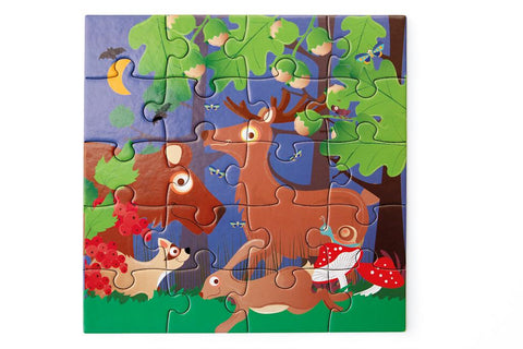 Magnetic Puzzle Book To Go - Forest Life 20 Pcs - www.toybox.ae