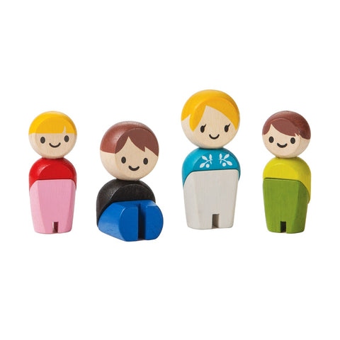 Plantoys Wooden Family ii (European) - www.toybox.ae