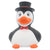 Lilalu-Bath Toy-Penguin Duck - Black/White - www.toybox.ae