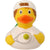 Lilalu-Bath Toy-Tennis Player Duck - White - www.toybox.ae