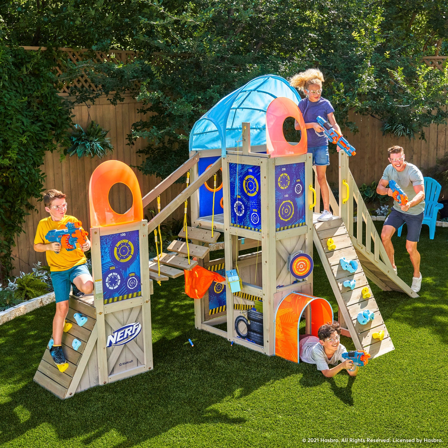 Kidkraft Nerf Command Base Battle Fort Toy Box