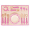 Dinner Place Setting - Pink - www.toybox.ae