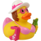 Lilalu-Bath Toy-Holiday female Duck- Pink/Yellow - www.toybox.ae