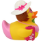 Lilalu-Bath Toy-Holiday female Duck- Pink/Yellow - www.toybox.ae