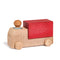 Lubulona | Truck - Red In Colour | Wooden Toys | TOYBOX