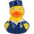 Lilalu-Bath Toy-Stewardess Duck -Blue/Yellow - www.toybox.ae