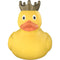 Lilalu-Bath Toy-XXL Duck with Crown, 25 cm - Yellow - www.toybox.ae