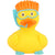 Lilalu-Bath Toy-Snorkeler Duck -Yellow - www.toybox.ae