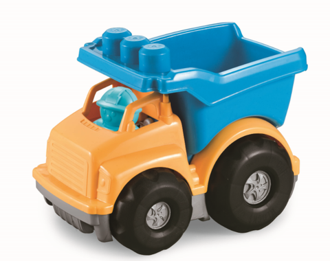 Eco Friendly Cartoon Car Bricks Vehicle - www.toybox.ae
